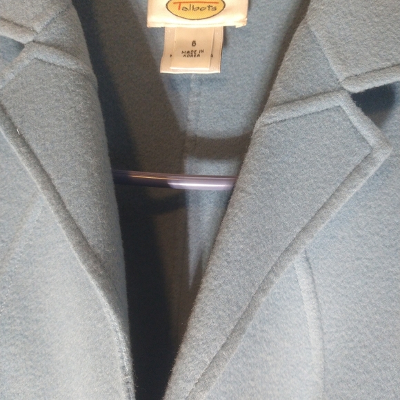 Talbots light blue wool jacket size 6 - Picture 4 of 4